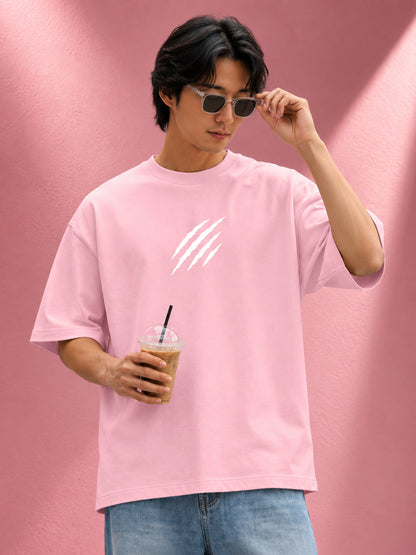 Leotude Men's Pink Claw Mark Premium T-Shirt