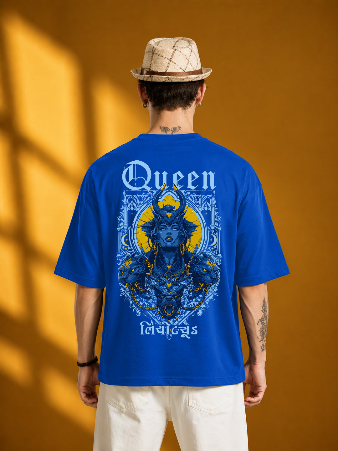 Leotude Men's Blue Queen Premium T-Shirt
