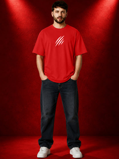 Leotude Men's Red Claw Mark Premium T-Shirt