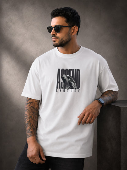 Leotude Men's White Ascend Premium T-Shirt