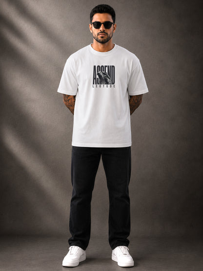 Leotude Men's White Ascend Premium T-Shirt