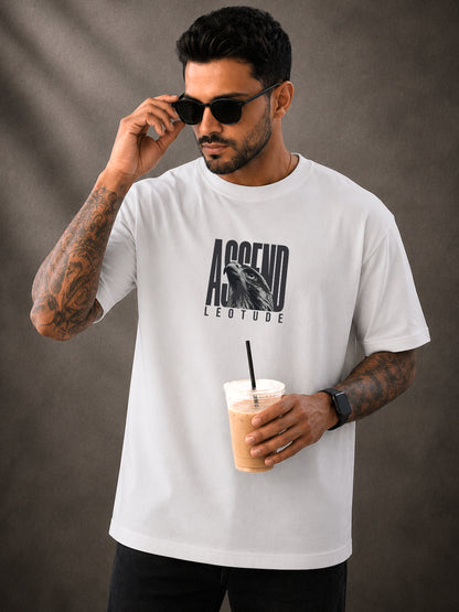Leotude Men's White Ascend Premium T-Shirt