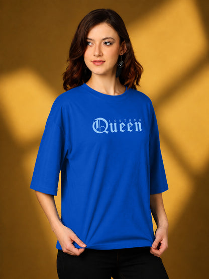 Leotude Women's Blue Queen Premium T-Shirt