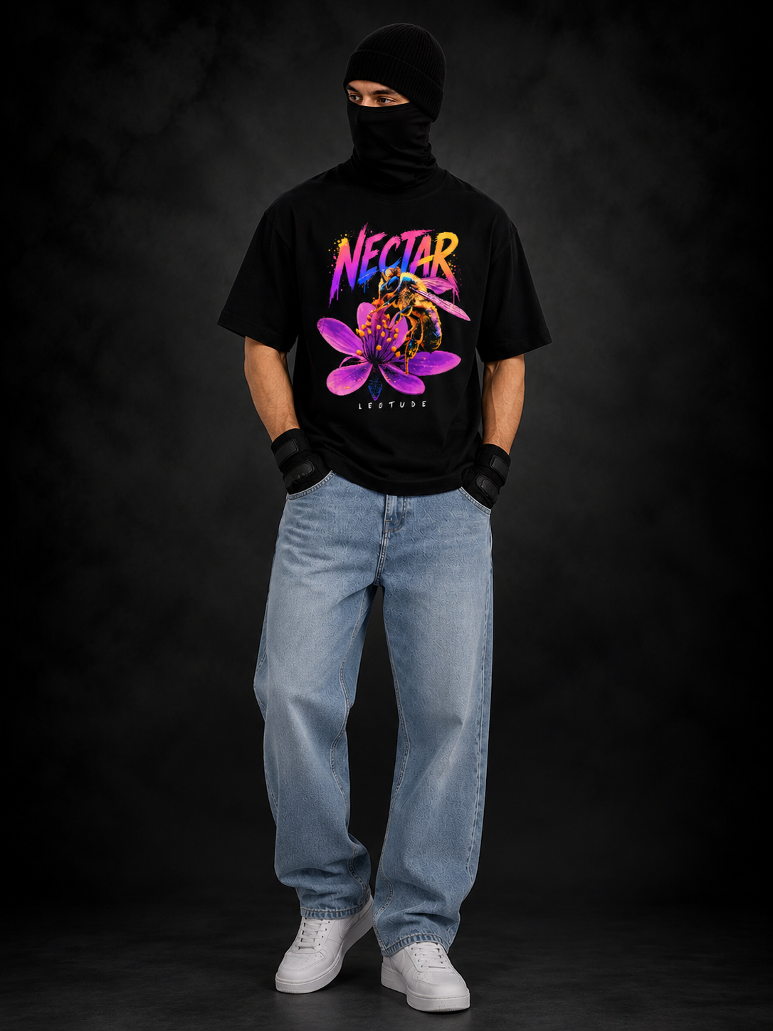 Leotude Men's Black Nectar Elite T-Shirt