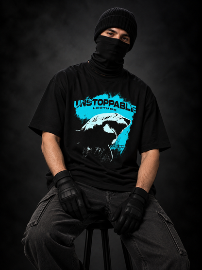 Leotude Men's Black Unstoppable Elite T-Shirt