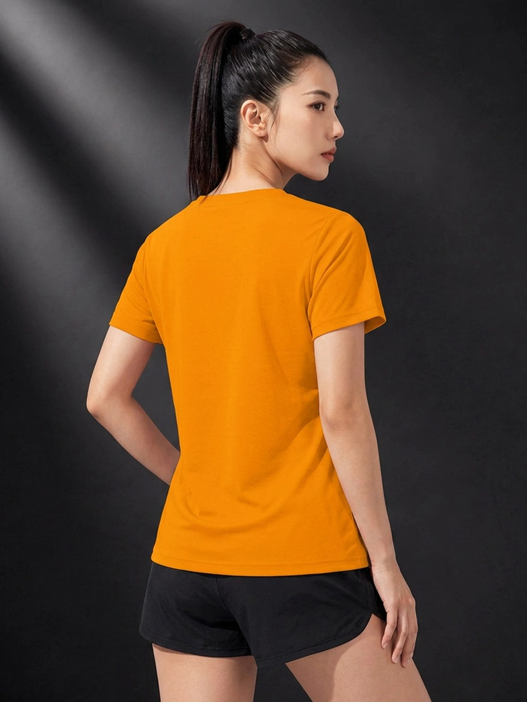 Leotude Women's Mustard Just Roar Printed T-Shirt