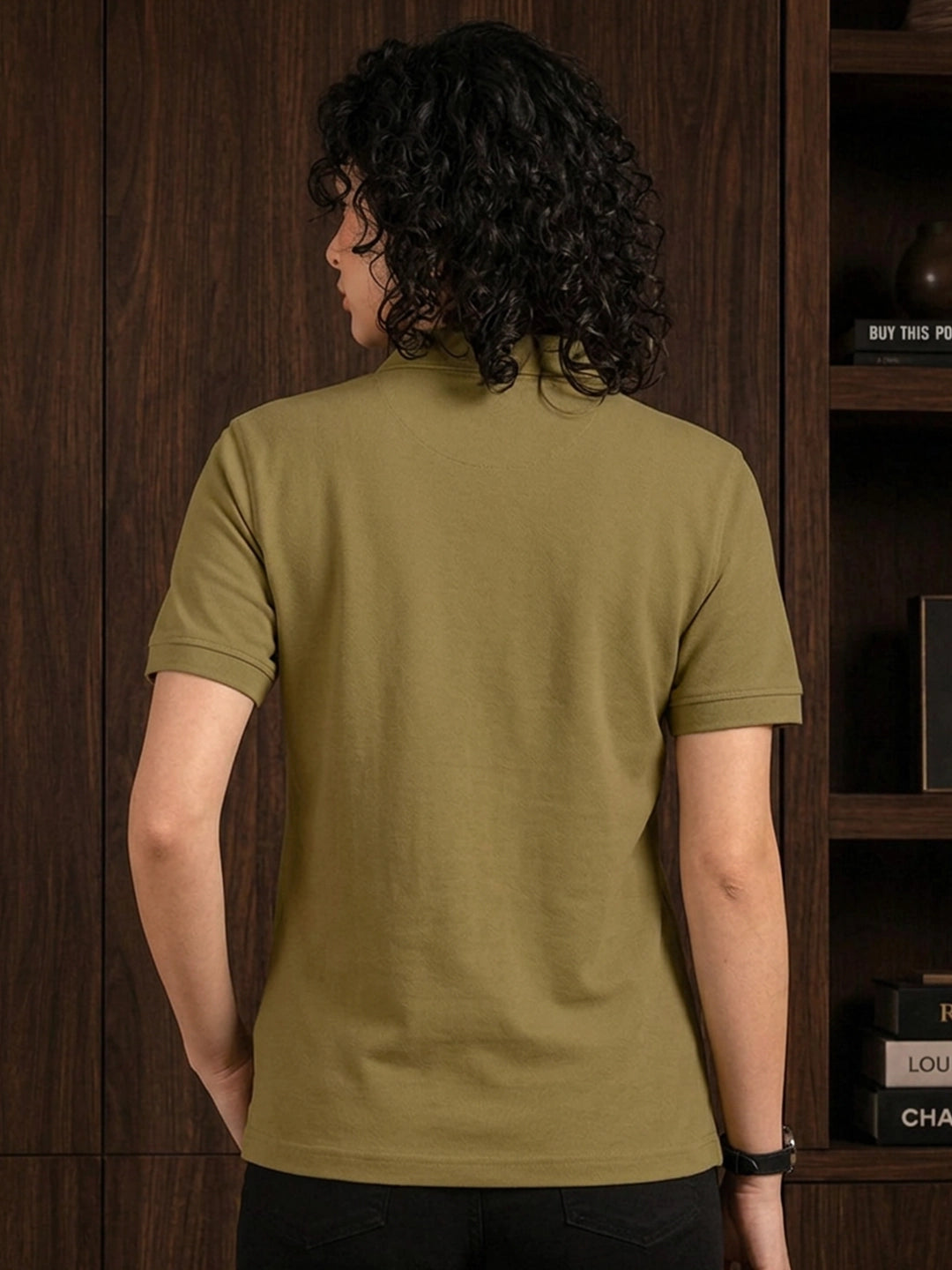 Leotude Olive Polo Tshirt for Women