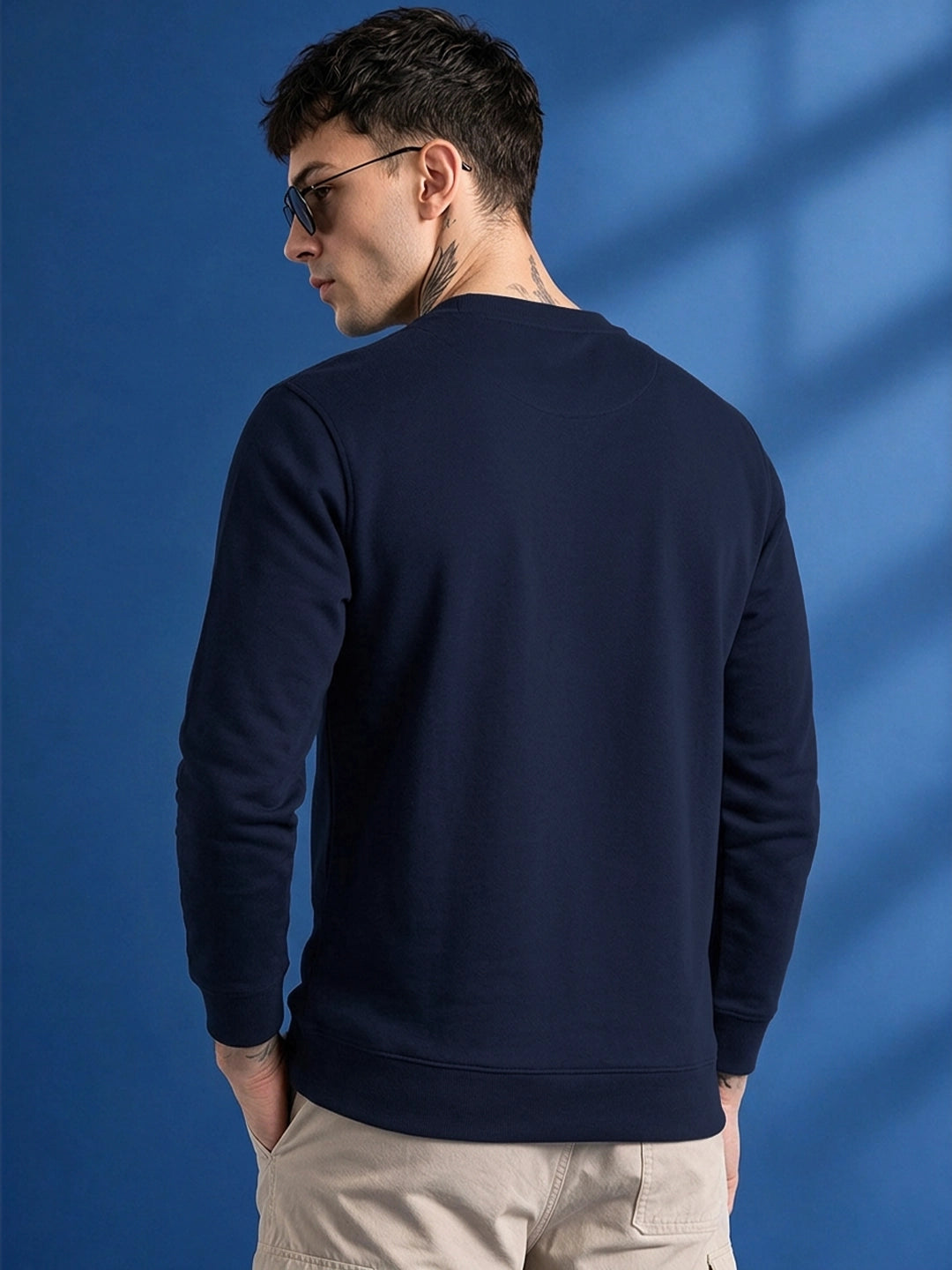 Leotude Men's Navy Milano Sweatshirt