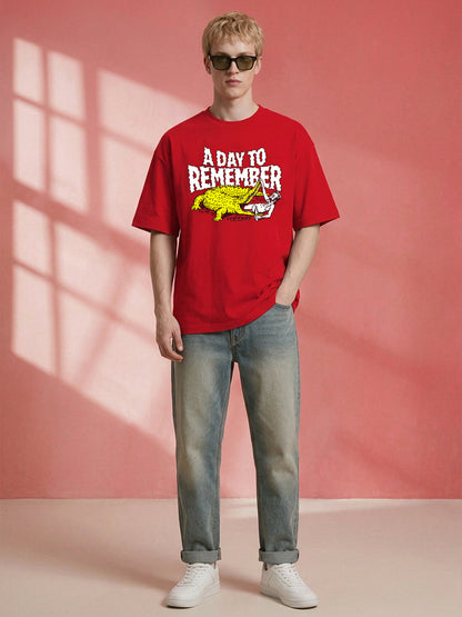 Leotude Men "A Day To Remember" Red T-Shirt