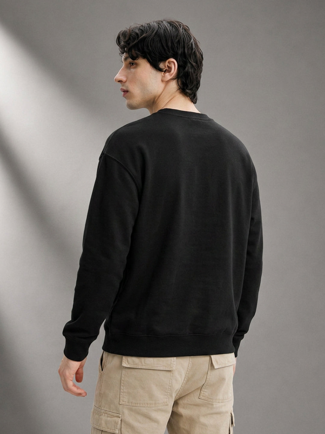 Leotude Men's Black Limited Edition Full Sleeve T-Shirt
