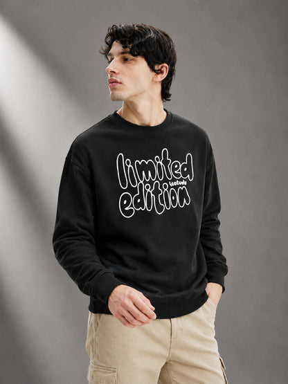Leotude Men's Black Limited Edition Full Sleeve T-Shirt