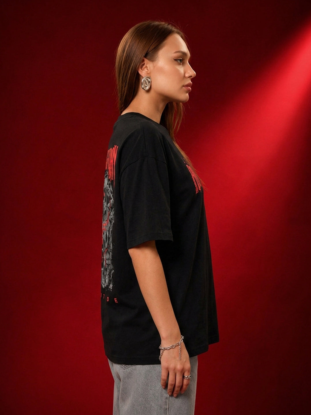Leotude Women's Black Any Given Day Premium T-Shirt