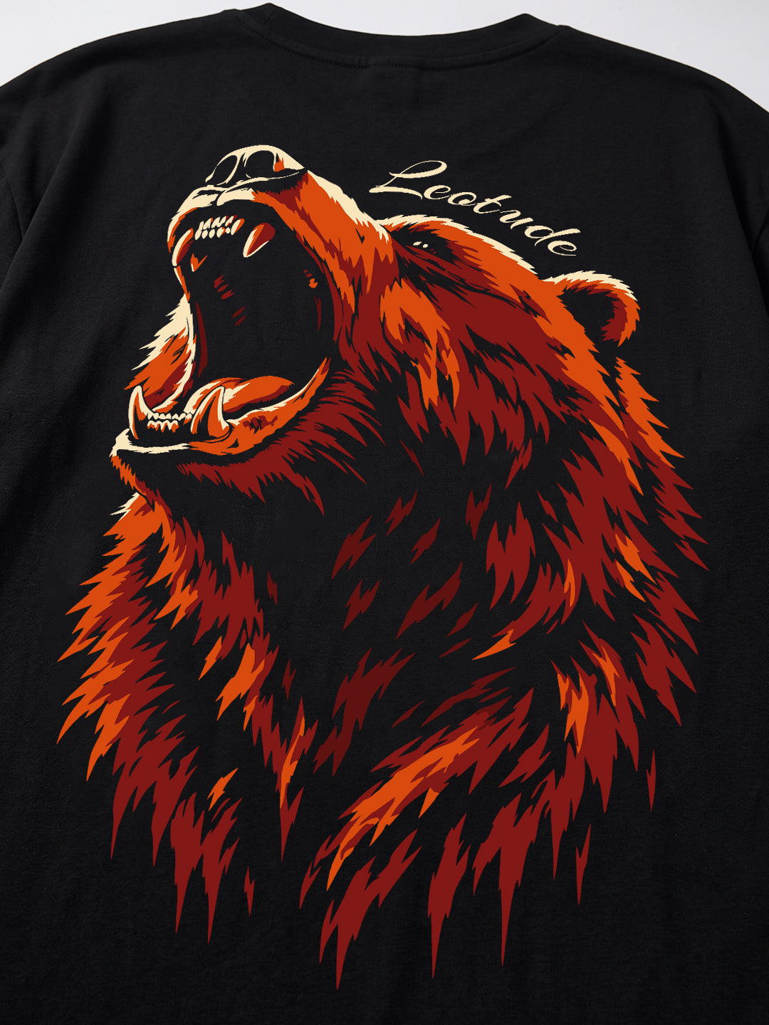 Leotude Women's Black Bear Premium T-Shirt