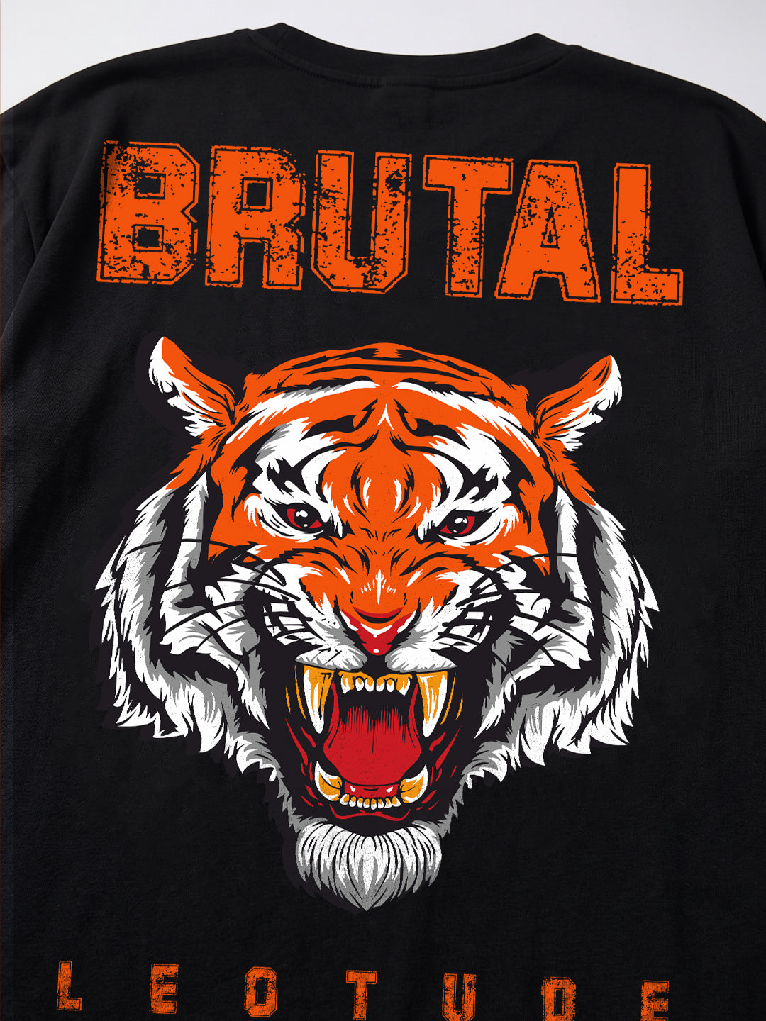 Leotude Women's Black Brutal Premium T-Shirt