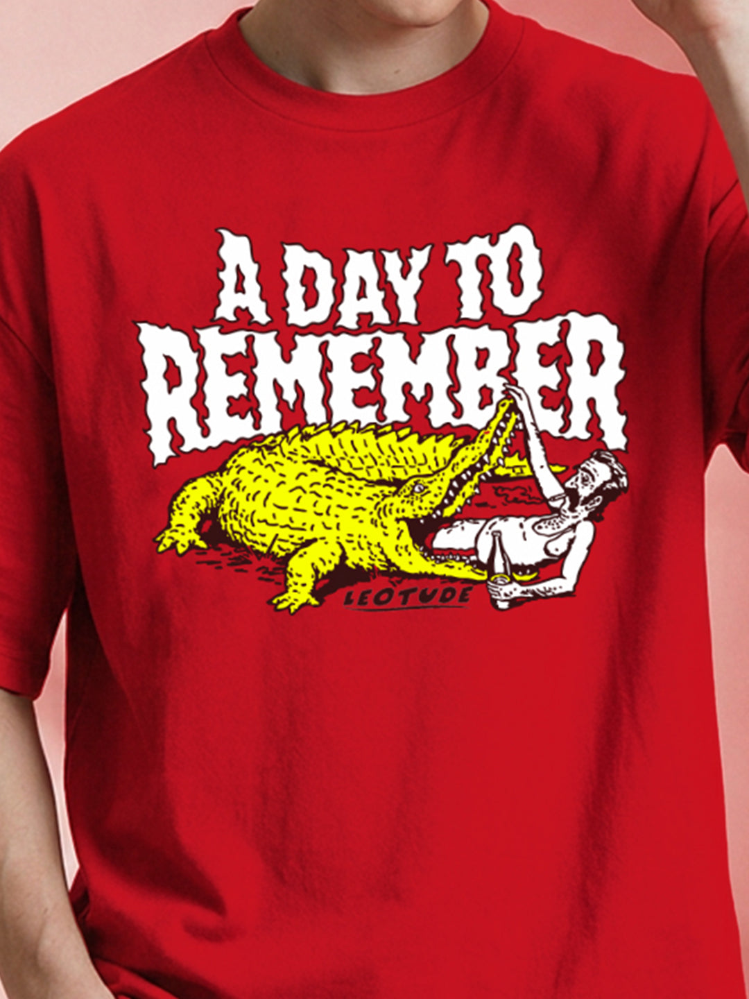 Leotude Men "A Day To Remember" Red T-Shirt